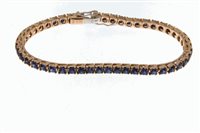 Pulsera Crivelli Mujer TENNIS in Oro rosa Zaffiro 7.30 Ct 89981216 - 89981216